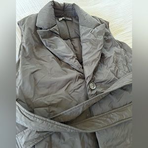 Zara blazer puffer vest L